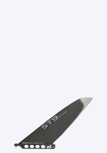 Mistral SUP FIN SILVER TIP 9" SUPER LIGHT CARBON - WEED FREE RACE / TOURING SUP Accessoires Black Front 