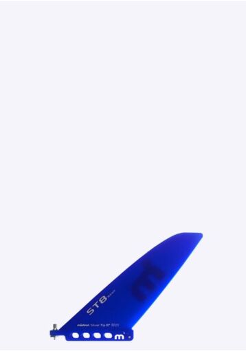 Mistral SUP FIN SILVER TIP 8" POLYCARBONATE - WEED FREE RACE / TOURING SUP Accessoires Blue Front 