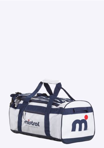 Mistral Sports Bag Large - BLUE / WHITE bags waterproof white blue side front