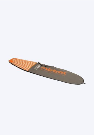 Mistral Sunburst board bag 10'5 x 32"x 3.5" SUP Accessoires bags grey orange side front Mistral Sunburst board bag 10'5 x 32"x 3.5" SUP Accessoires bags grey orange side front