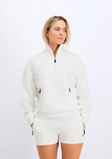 Bandol - Sweat Jacket (Women) - Bright White