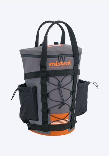 Mistral Combined Deck dry bag and hiking bag for SUP SUP Accessoires bags grey orange front