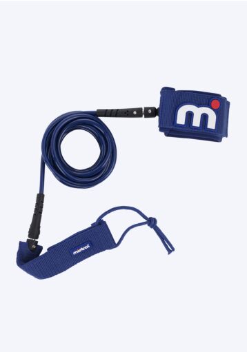 Mistral Surf leash straight 10ft SUP Accessoires longboard leash blue front
