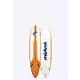 Mistral Neo 7’0 Mini Mal Surfboard hardboard orange wood white front and back