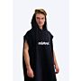 Mistral Mallorca Poncho Change Robe - Navy poncho's hoody 100% Terry cotton poncho navy blue front hoody
