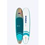 Mistral SUNBURST 11'9 HARDBOARD - SUPSURF / PADDLE / WINDSURF / WINGSURF SUP Hardboard sup surf Blue wood front and back