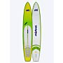 Mistral ADVENTURIST 14'0 HARDBOARD - SUP CRUISING / TOURING SUP Hardboard Green yellow front and back