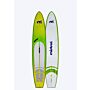 Mistral ADVENTURIST 14'0 HARDBOARD - SUP CRUISING / TOURING SUP Hardboard Green yellow front and back