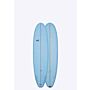Mistral  Marea 7'10 Mini Mal Custom surfboard hardboard hand shaped by Fabio Giacomini in Italy blue front and back