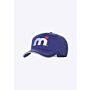 Mistral Cool Dry Peaked Cap - Blue beanies & caps white red logo blue front