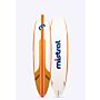Mistral  Neo 7'9 Mini Mal Surfboard hardboard  orange wood white front and back
