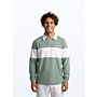 Duke Polo Sweater - Sage Green
