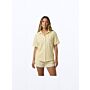 Victoria Terry Towel Shorts - Butter Yellow