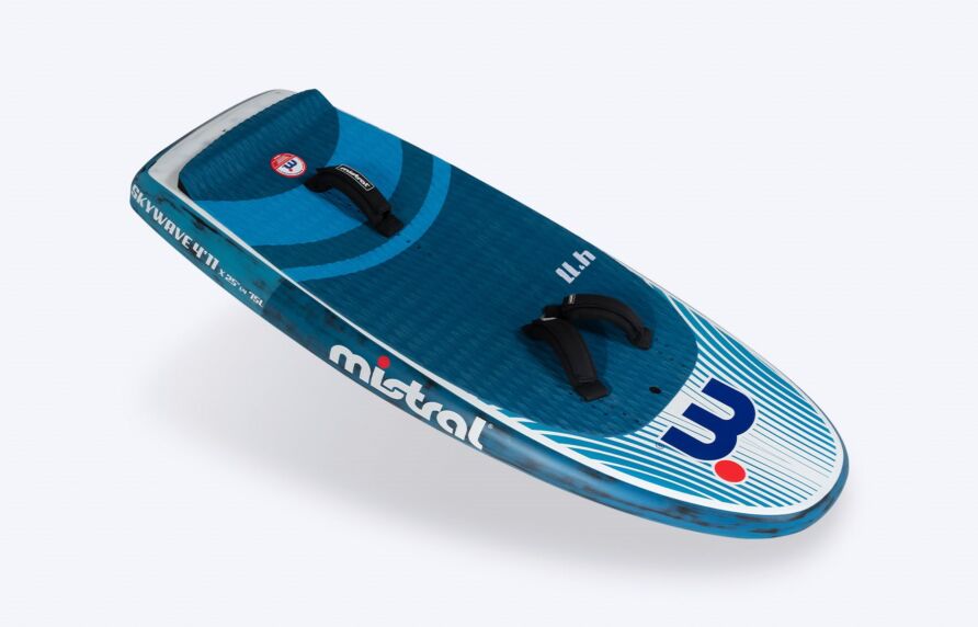 Mistral SKYWAVE 75L - WING FOIL HARDBOARD Foil board Wingfoil 75 liter Blue white front 