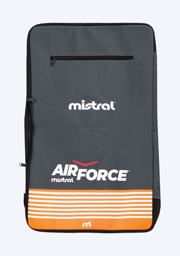 Mistral Wingsail Backpack Foiling wing Accessoires  grey orange front